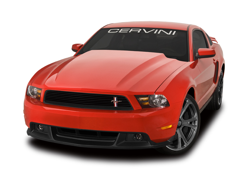 Cervinis Fiberglass Cobra R Style Hood 2010-12 Ford Mustang Cervinis Fiberglass Cobra R Style Hood 2010-12 Ford Mustang